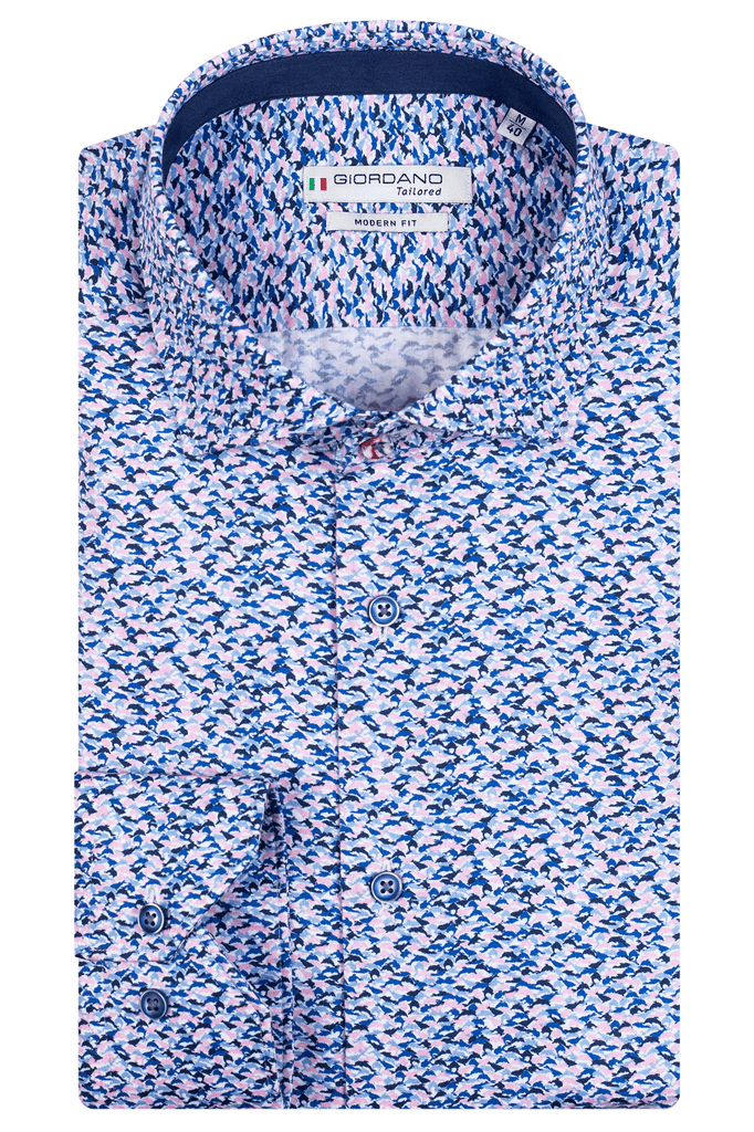 Giordano modernfit printed casual shirt
